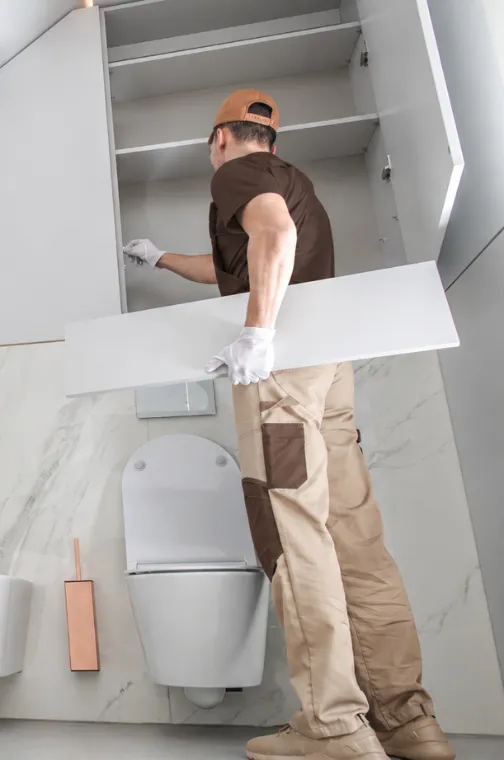 Bathroom remodeling installation in Los Angeles