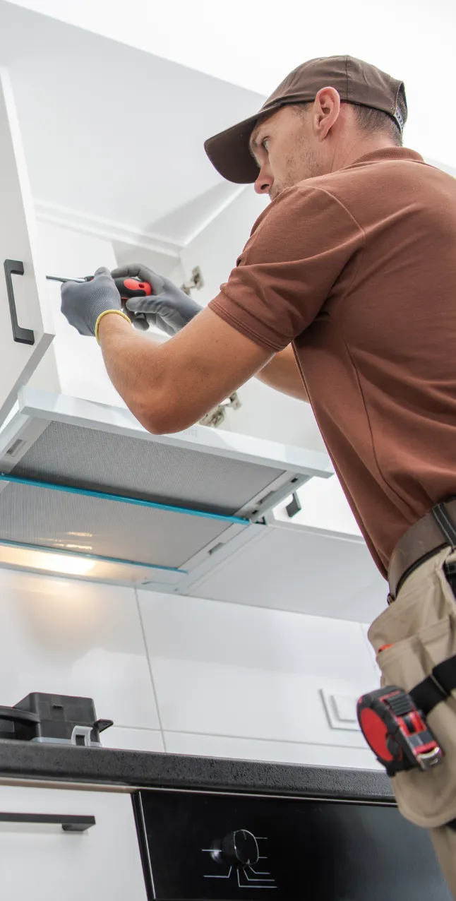 Kitchen cabinet installation Los Angeles remodeling project
